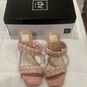 Dolce Vita Pink Braided Heels